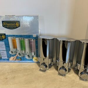 Better Living by Aviva Triple Chrome Shower Soap Dispenser Wall Mount